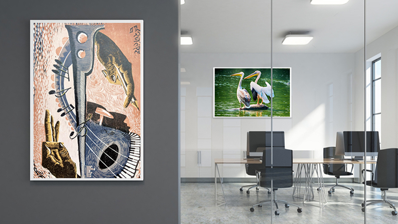 Positive energy wall art