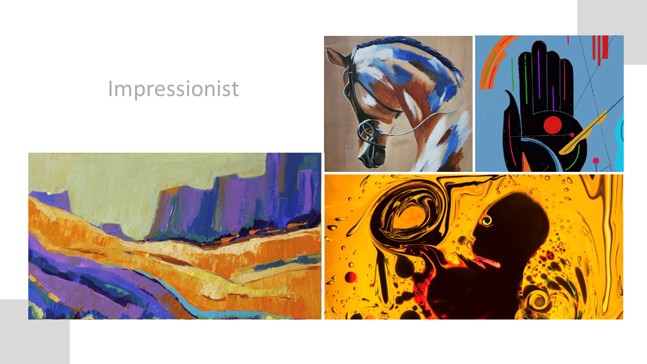 Impressionism art for office